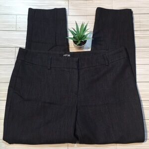 Apt 9 straight leg stretch dark denim trousers